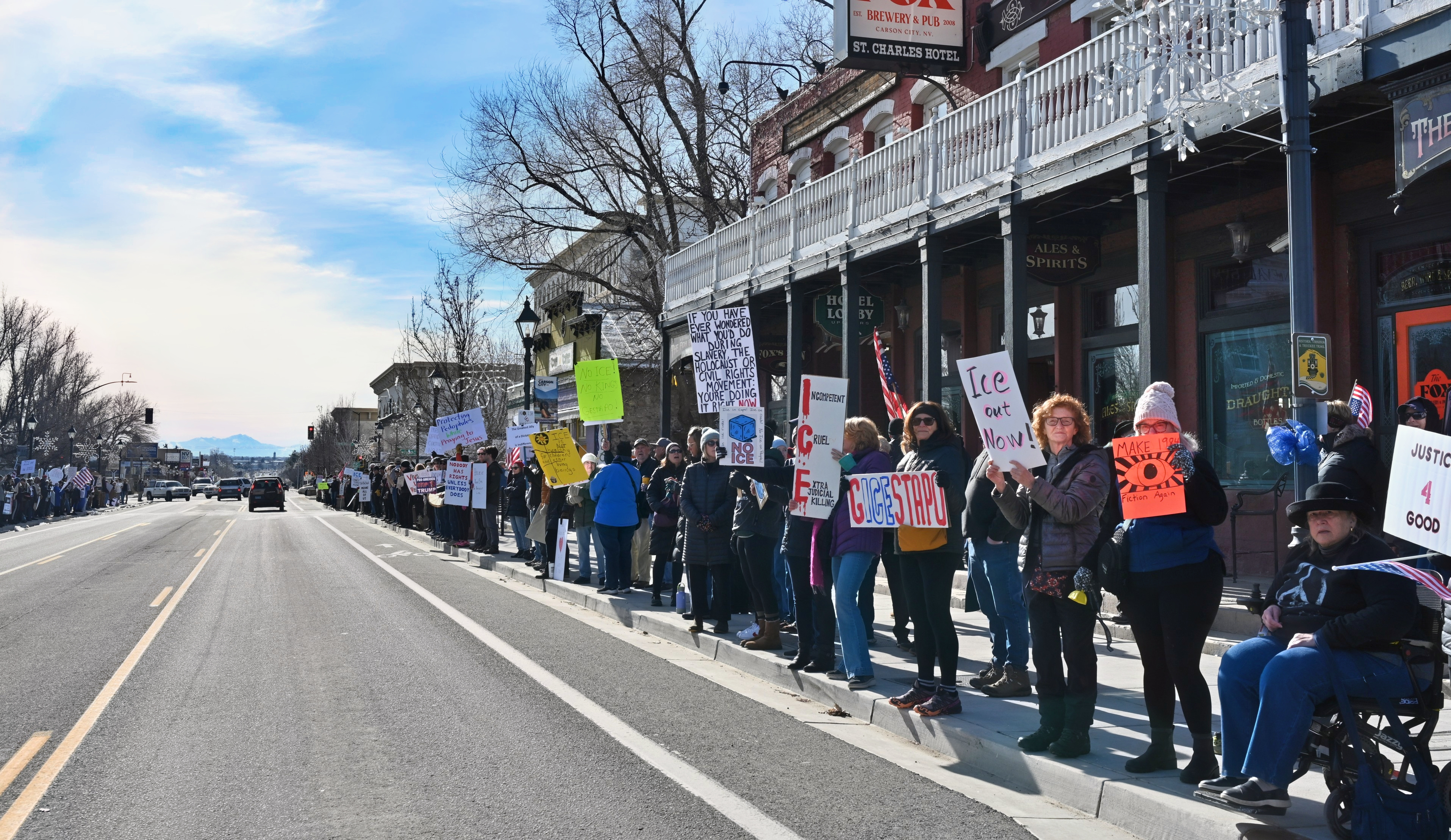 Community gathering at Fox Brew Pub